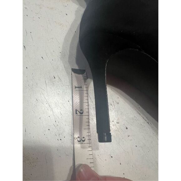 Just fab Khloy Slouch Black Heeled Boots Sz 6 NIB - Picture 7 of 8